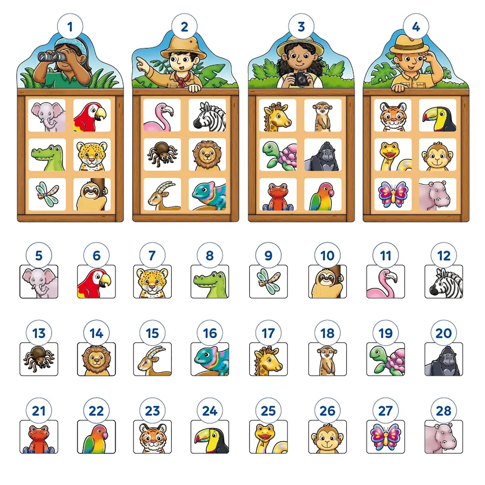 Orchard Toys Jungle 3 In A Box Misplaced Pieces 278