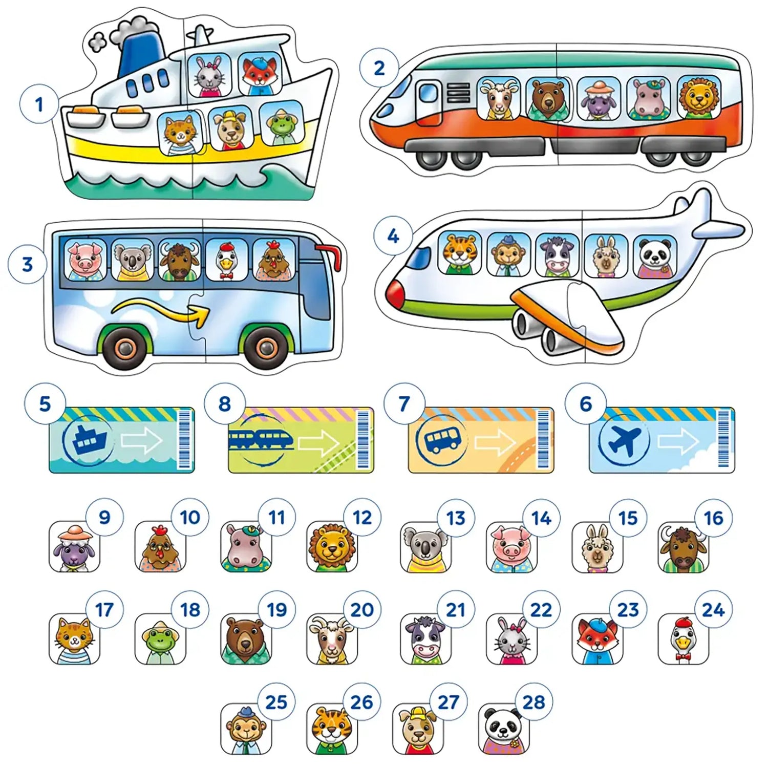 Orchard Toys Let's Go Lotto Game Misplaced Pieces 29