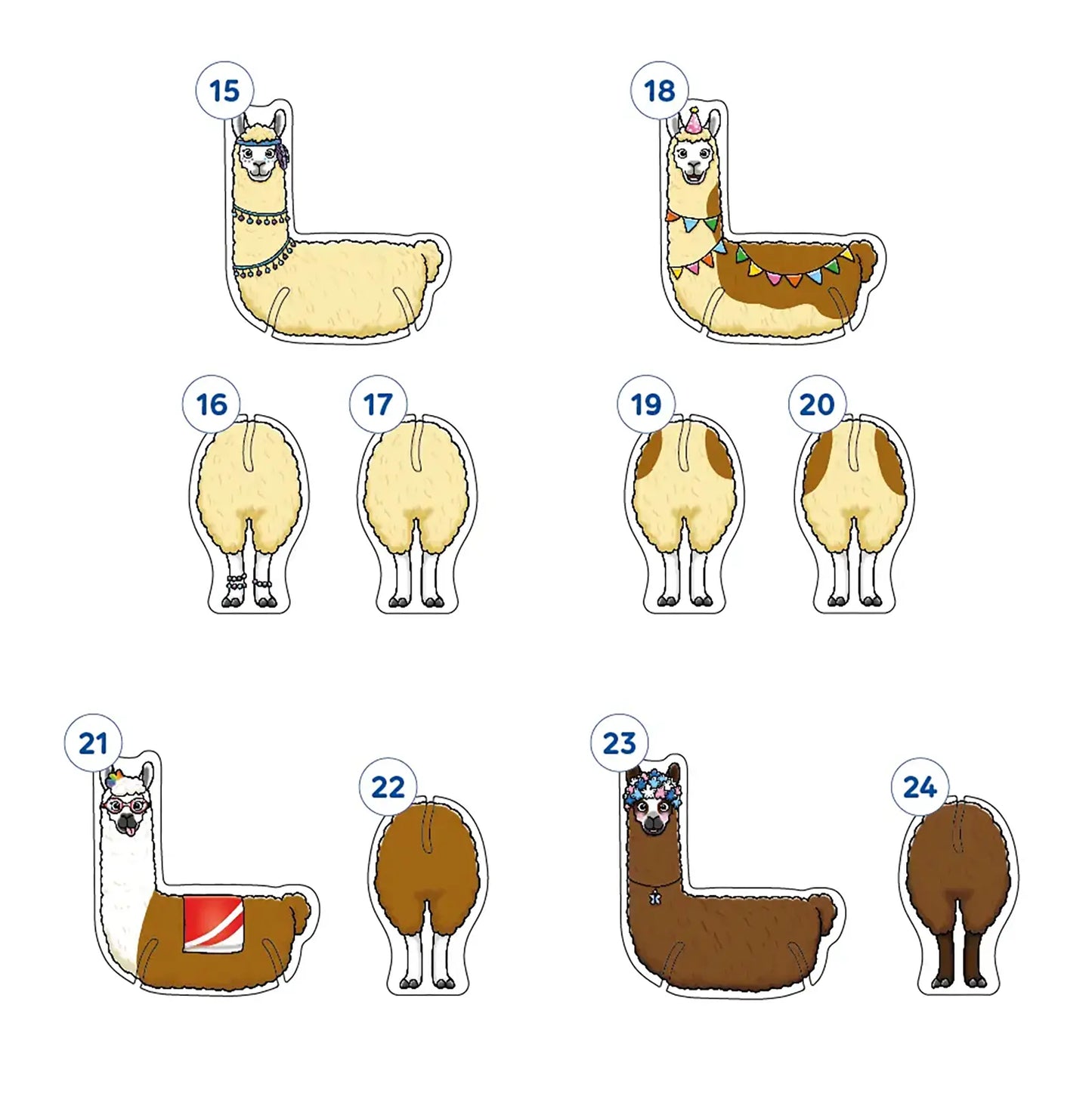 Orchard Toys Loopy Llamas Game Misplaced Pieces 1