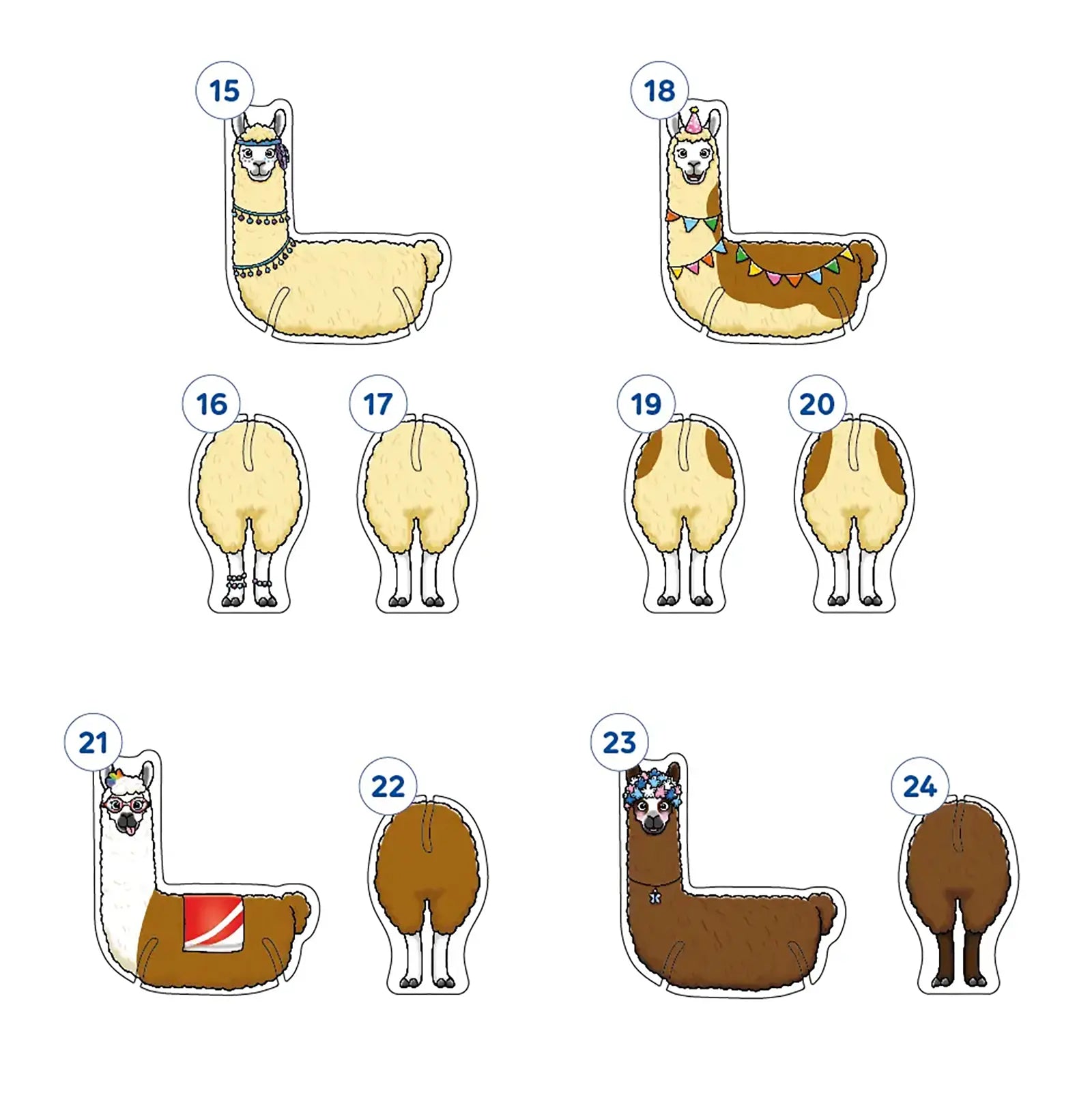 Orchard Toys Loopy Llamas Game Misplaced Pieces 1