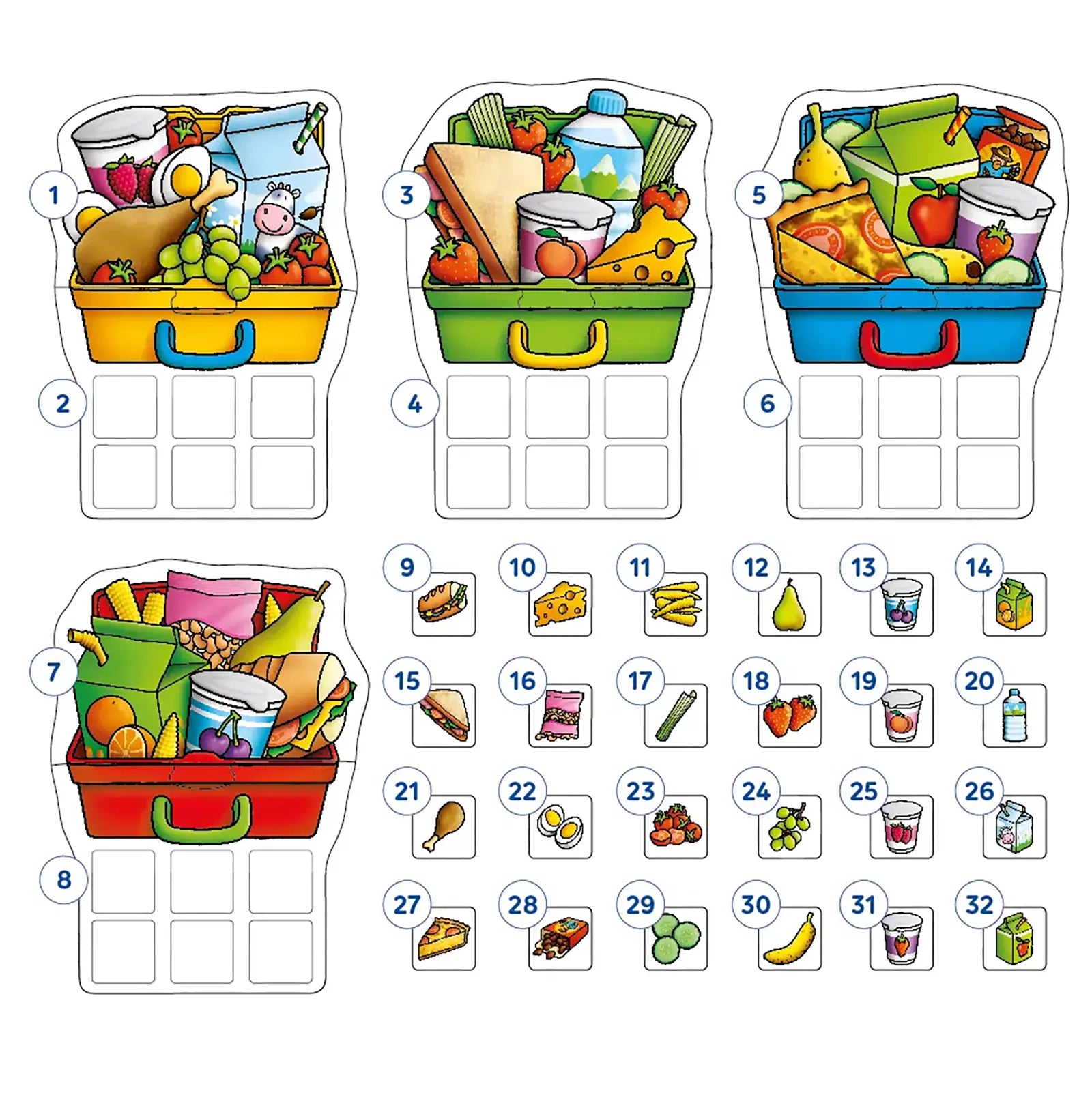 Orchard Toys Lunch Box Game Misplaced Pieces 195