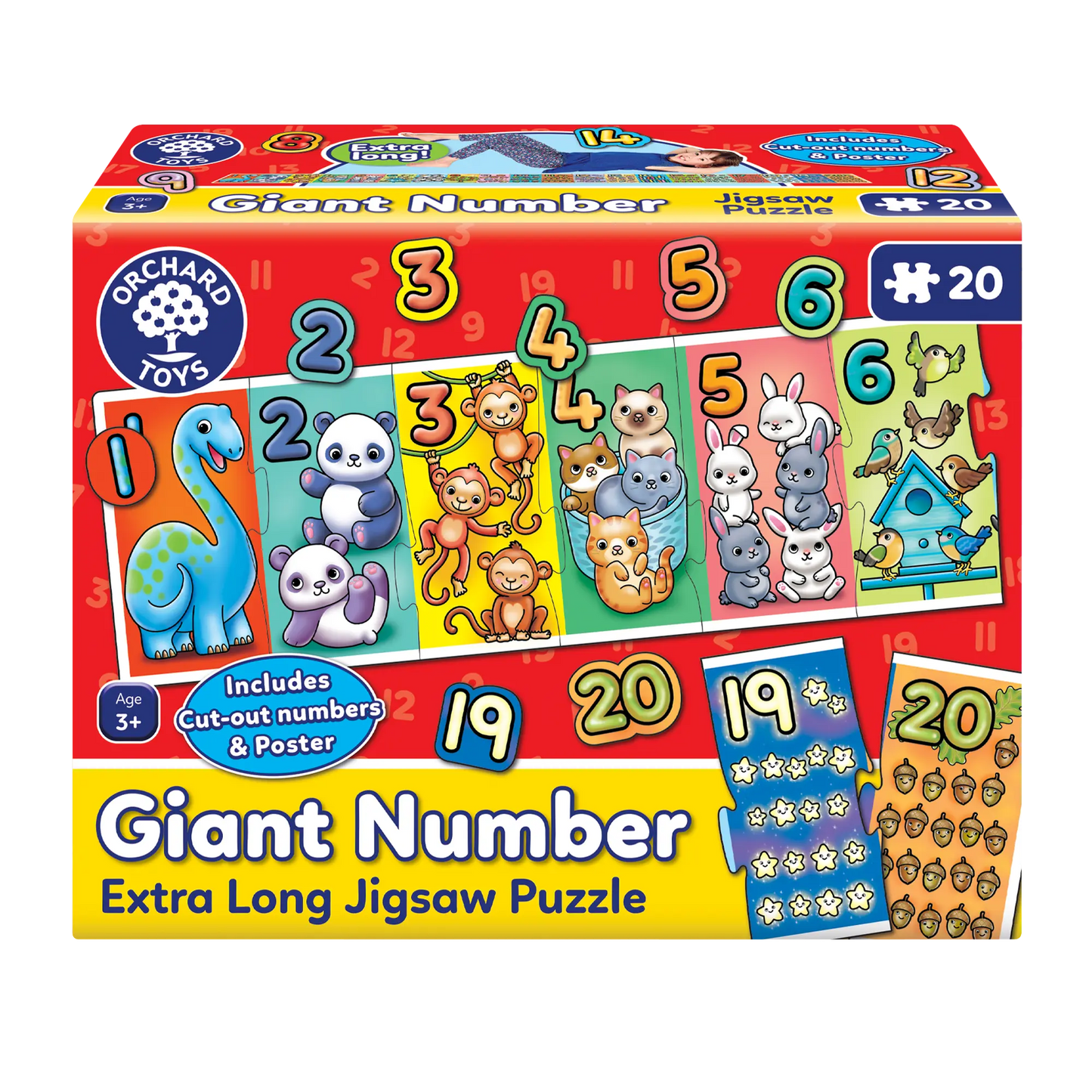 Orchard Toys Giant Number Jigsaw Puzzle 296