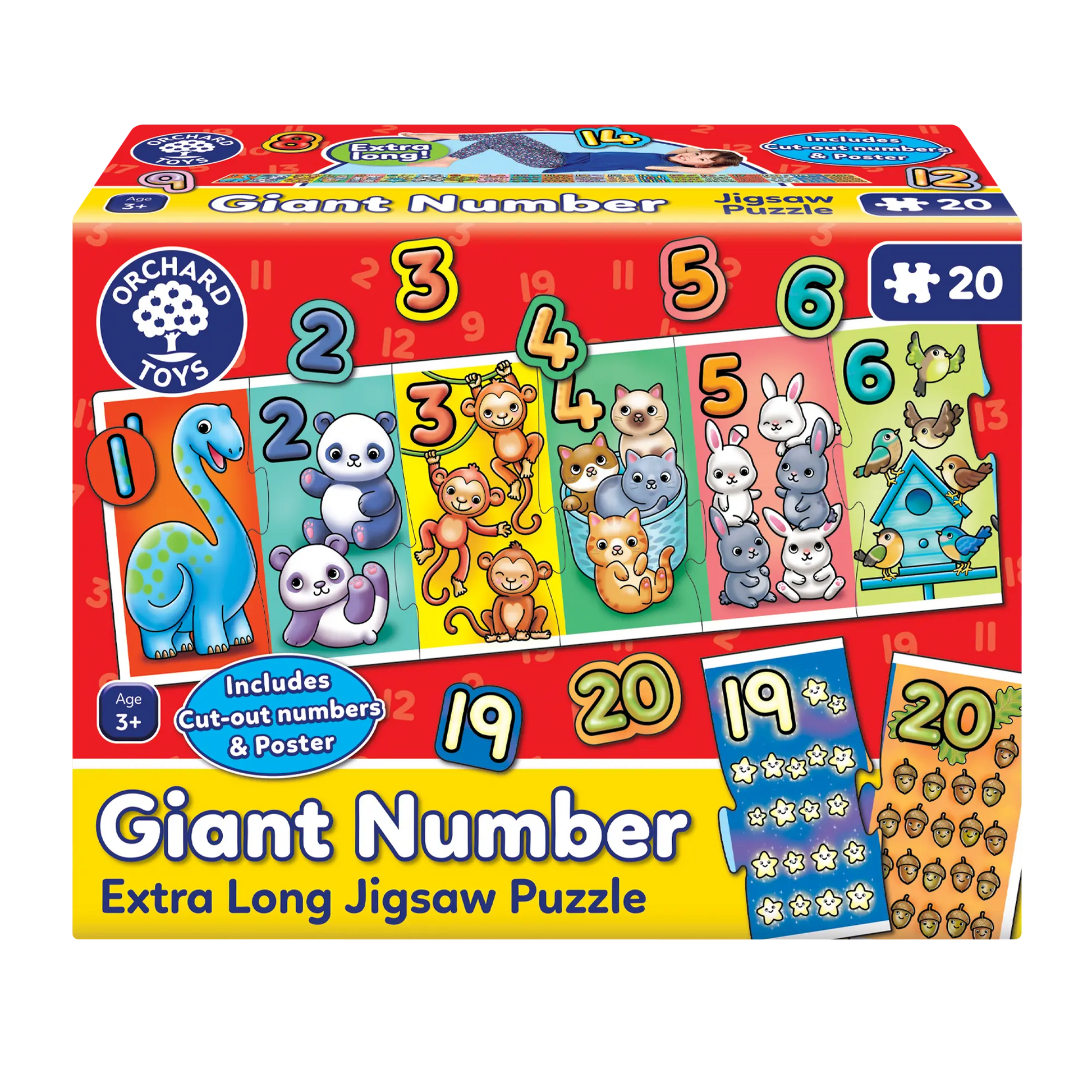 Orchard Toys Giant Number Jigsaw Puzzle 296