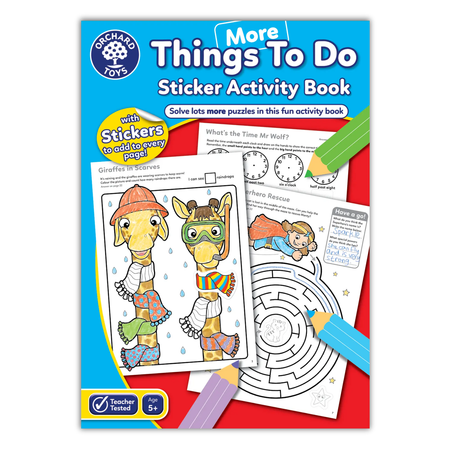 Orchard Toys More Things To Do Colouring Book 18
