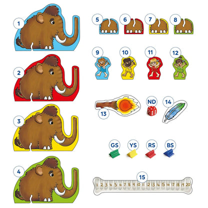 Orchard Toys Mammoth Maths Game Misplaced Pieces 196