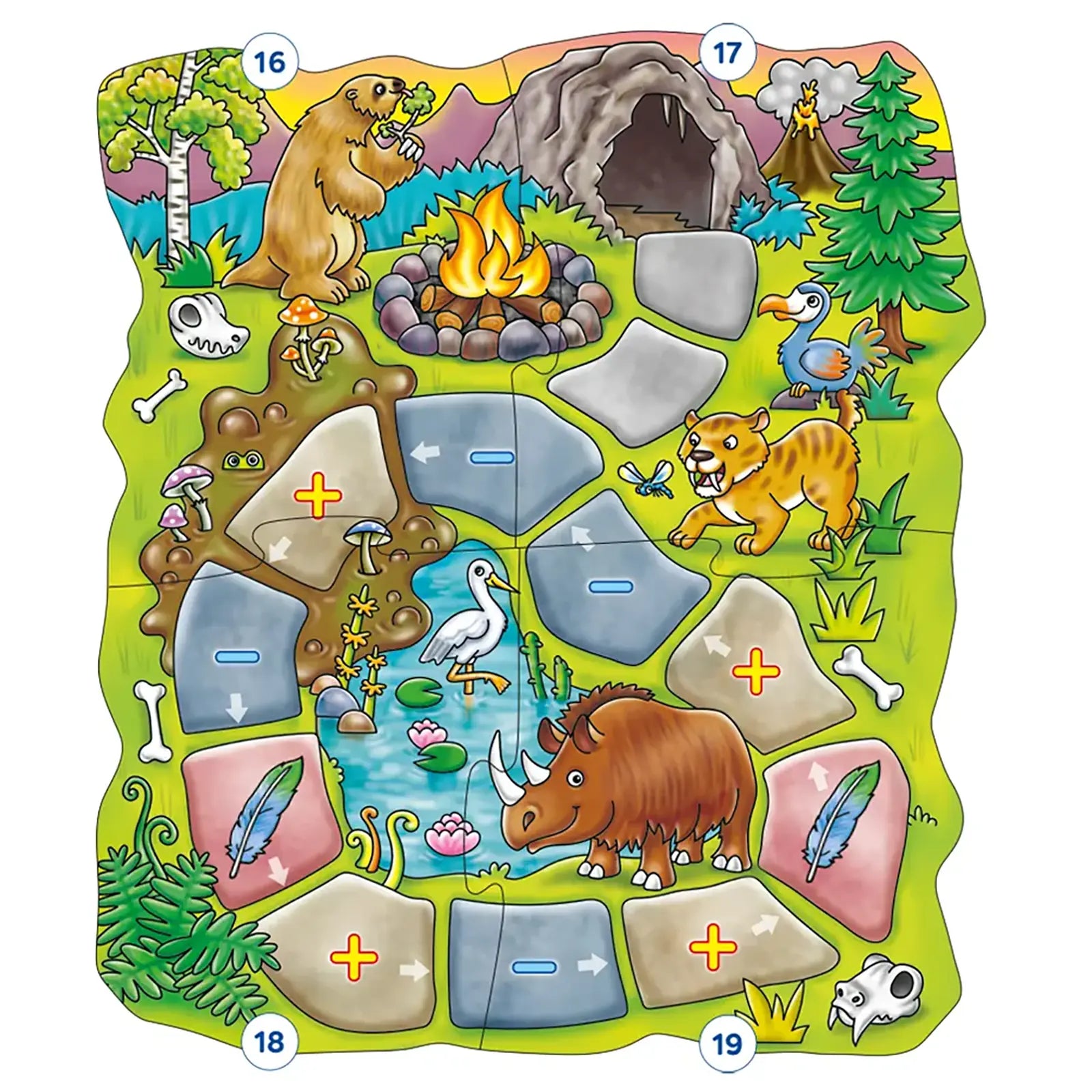 Orchard Toys Mammoth Maths Game Misplaced Pieces 1