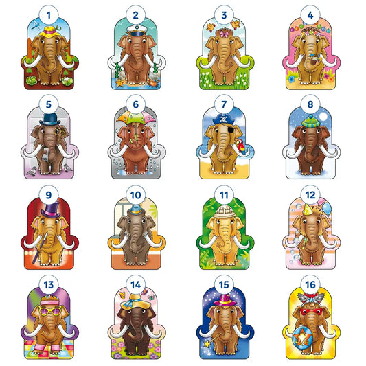 Orchard Toys Mammoth Pairs Game Misplaced Pieces 279
