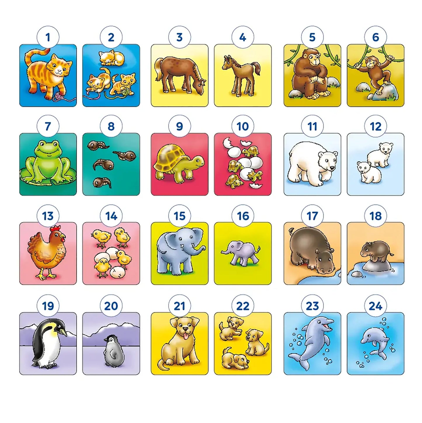 Orchard Toys Mother And Baby Pairs Game Misplaced Pieces 258