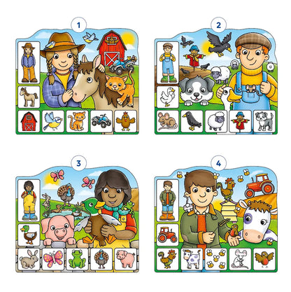 Orchard Toys Old Macdonald Lotto Game Misplaced Pieces 200