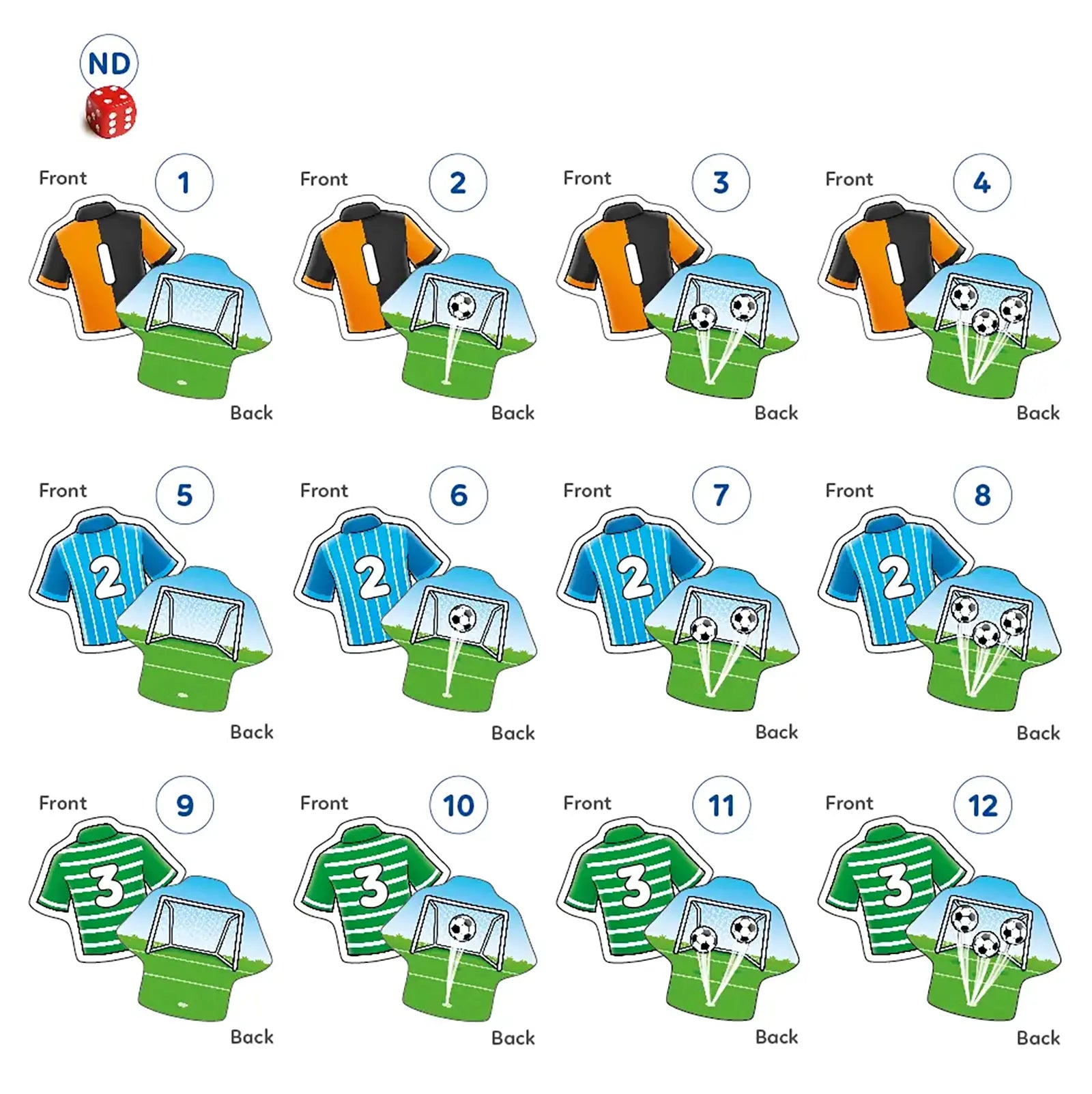 Orchard Toys Penalty Shoot Out Mini Game Misplaced Pieces 202