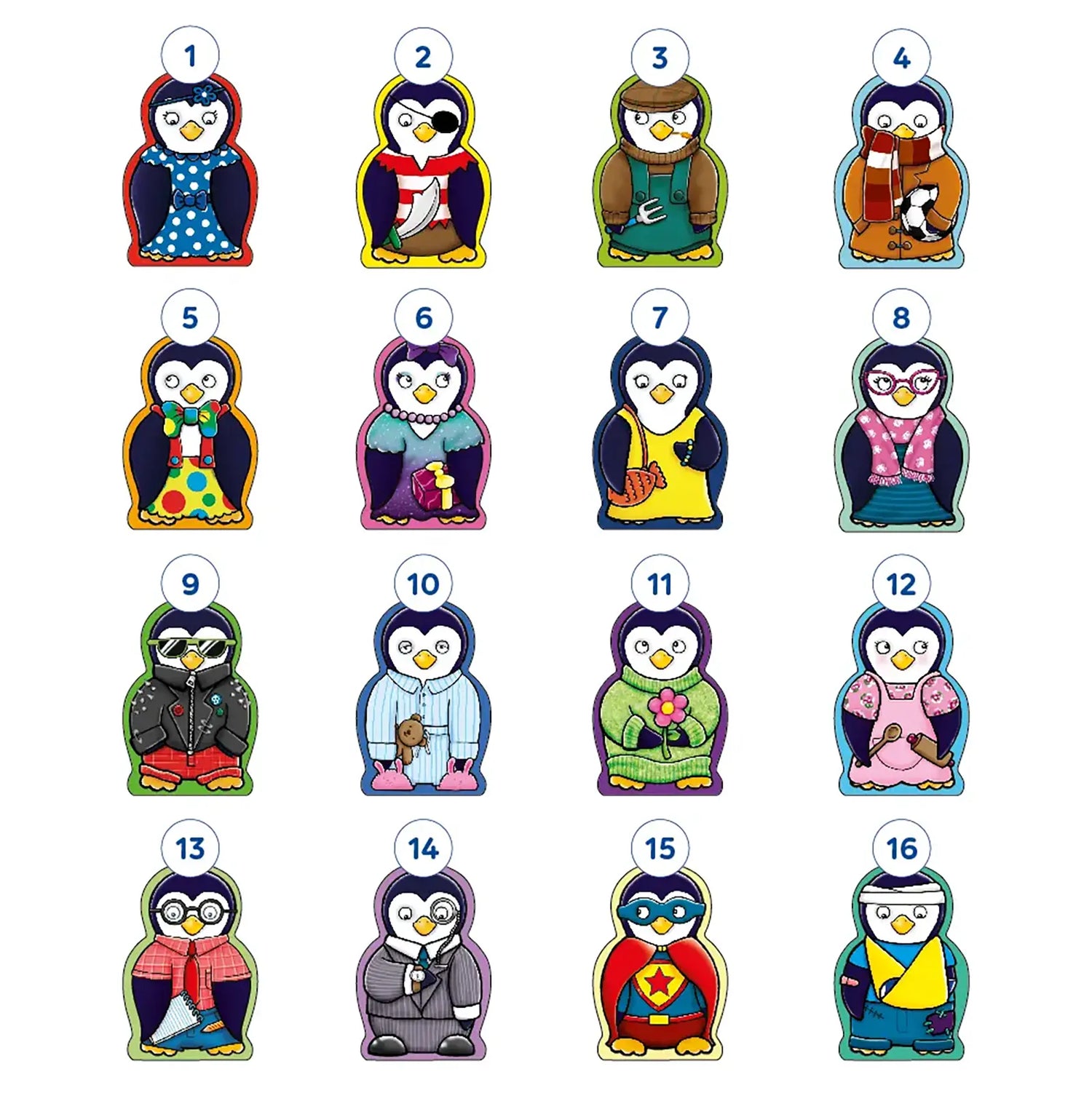 Orchard Toys Penguin Pairs Mini Game Misplaced Pieces 203