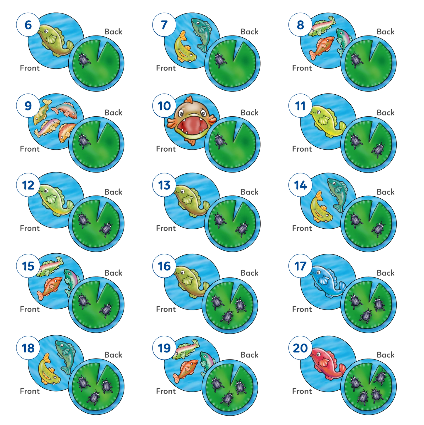 Orchard Toys Peter Rabbit Fish and Count Misplaced Pieces 1