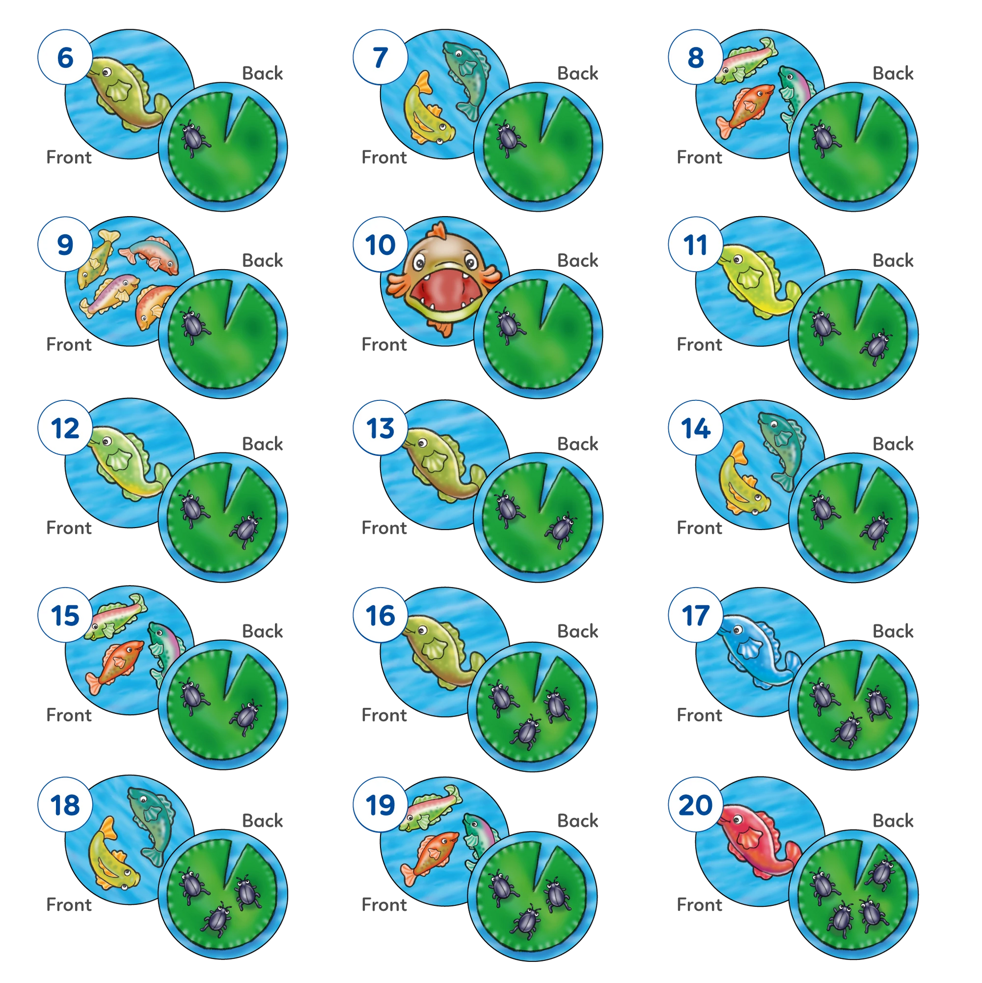 Orchard Toys Peter Rabbit Fish and Count Misplaced Pieces 1