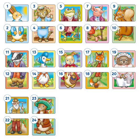 Orchard Toys Peter Rabbit Heads And Tails Misplaced Pieces 302