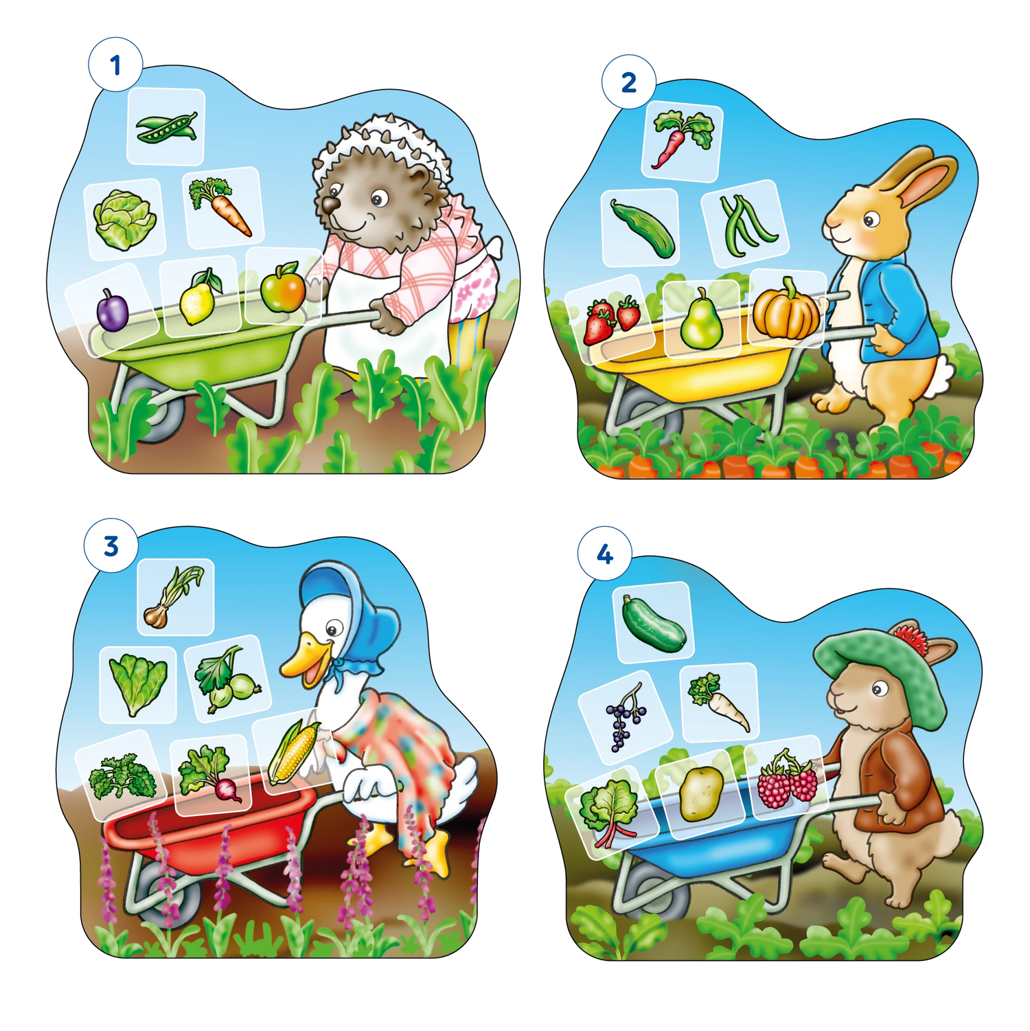 Orchard Toys Peter Rabbit Veg Patch Lotto Misplaced Pieces 303