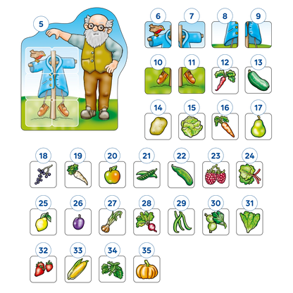 Orchard Toys Peter Rabbit Veg Patch Lotto Misplaced Pieces 1