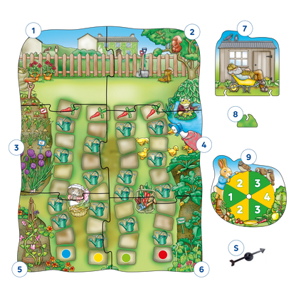 Orchard Toys Peter Rabbit Don't Wake Mr. McGregor! Misplaced Pieces 304