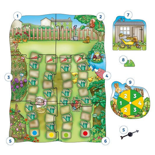 Orchard Toys Peter Rabbit Don't Wake Mr. McGregor! Misplaced Pieces 304