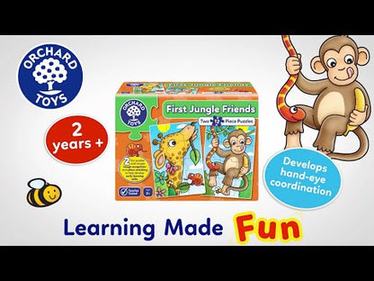 ألغاز الصور المقطوعة الأولى لأصدقاء الغابة