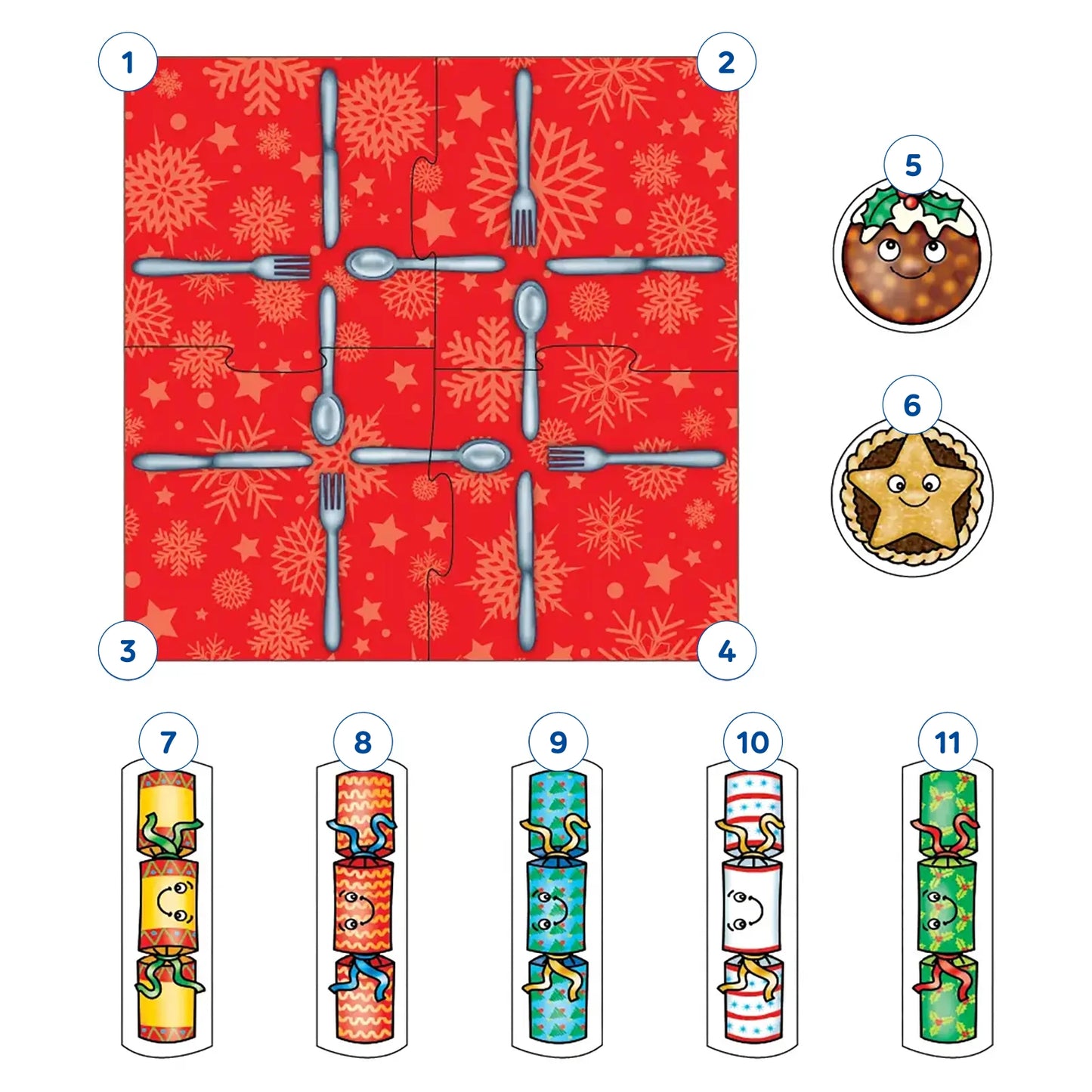 Orchard Toys Puddings And Pies Game Misplaced Pieces 70