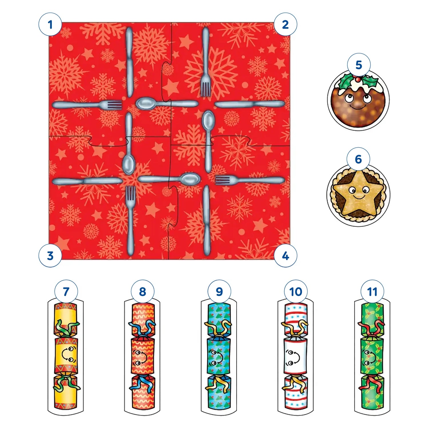 Orchard Toys Puddings And Pies Game Misplaced Pieces 70