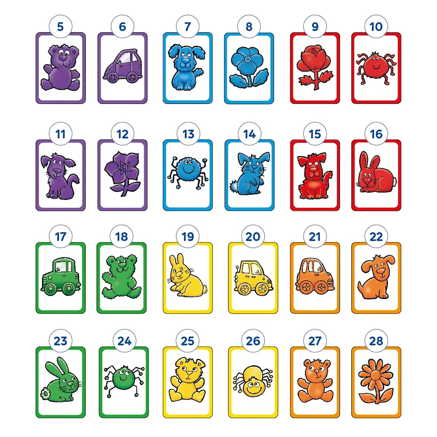 Orchard Toys Red Dog, Blue Dog Game Misplaced Pieces 1