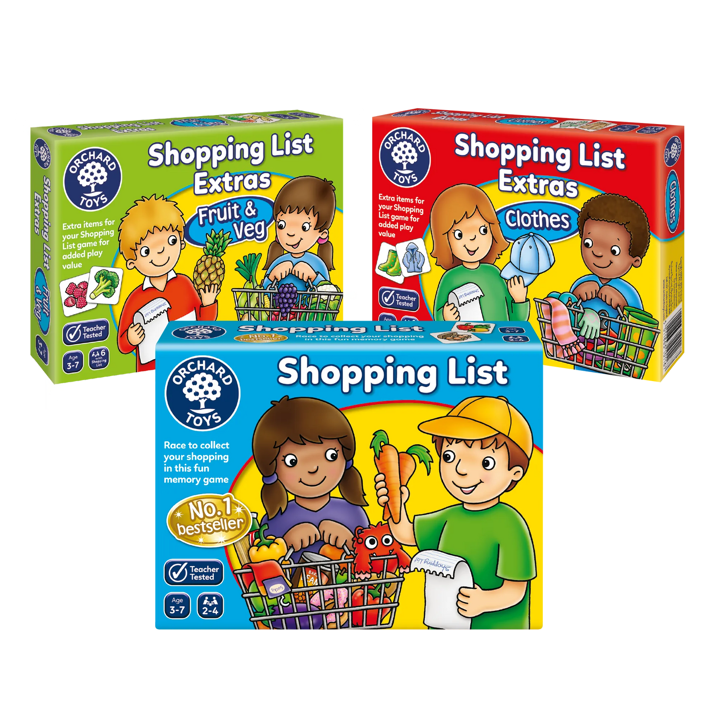 Orchard Toys Shopping List and Extras Packs 134