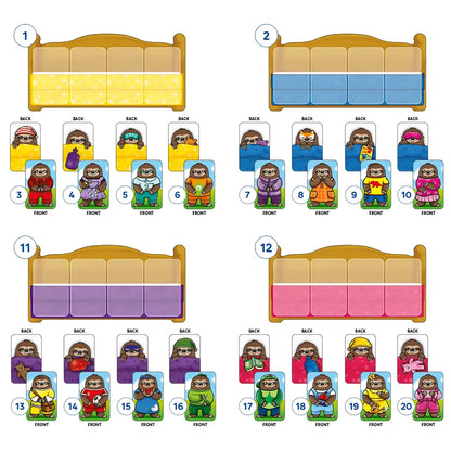 Orchard Toys Sleepy Sloths Game Misplaced Pieces 211