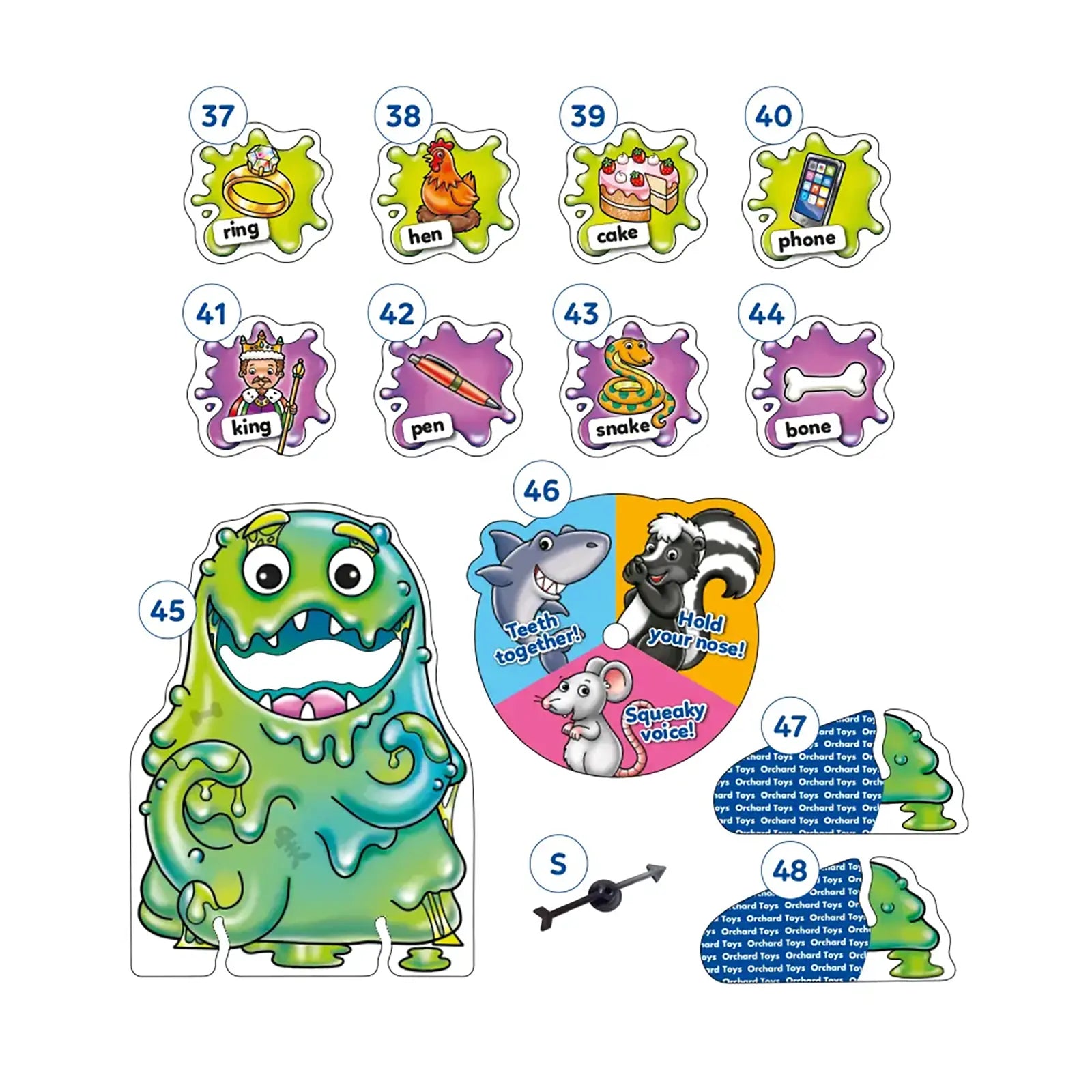 Orchard Toys Slimy Rhymes Game Misplaced Pieces 1