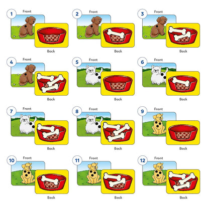 Orchard Toys Spotty Dogs Game Misplaced Pieces 53