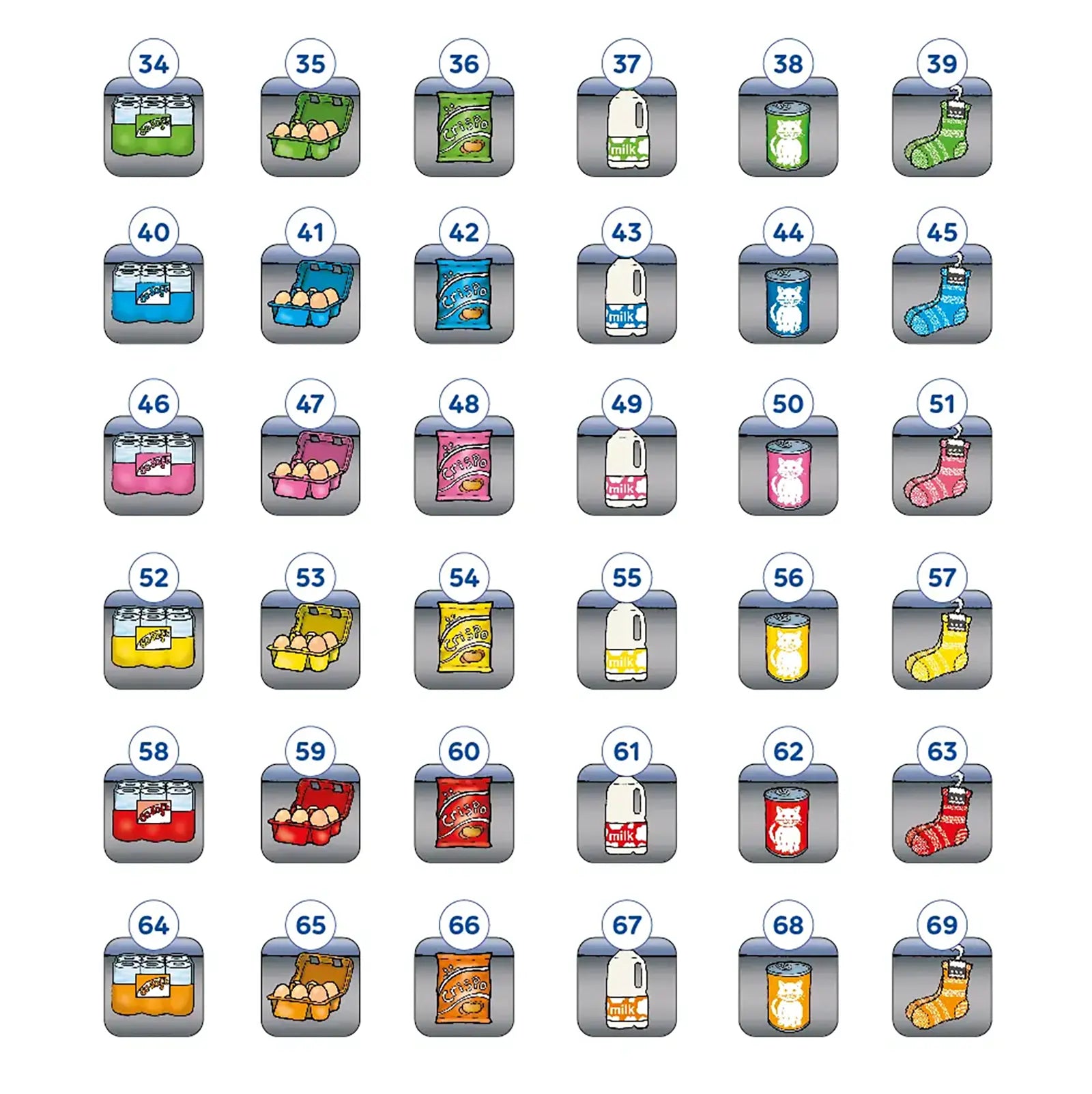 Orchard Toys Super Shoppers Game Misplaced Pieces 2