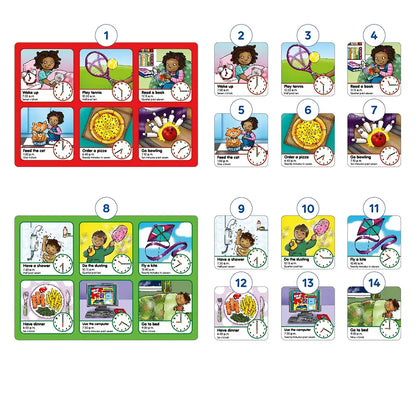 Orchard Toys Tell the Time Game Misplaced Pieces 39