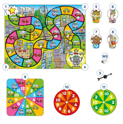 Orchard Toys Times Tables Heroes Game Misplaced Pieces 167