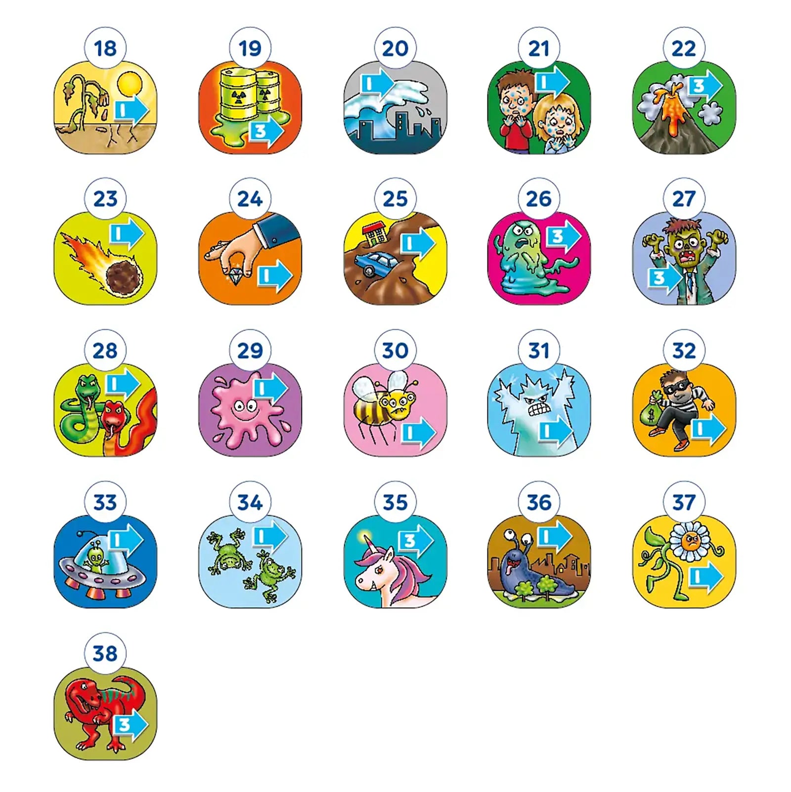 Orchard Toys Times Tables Heroes Game Misplaced Pieces 2