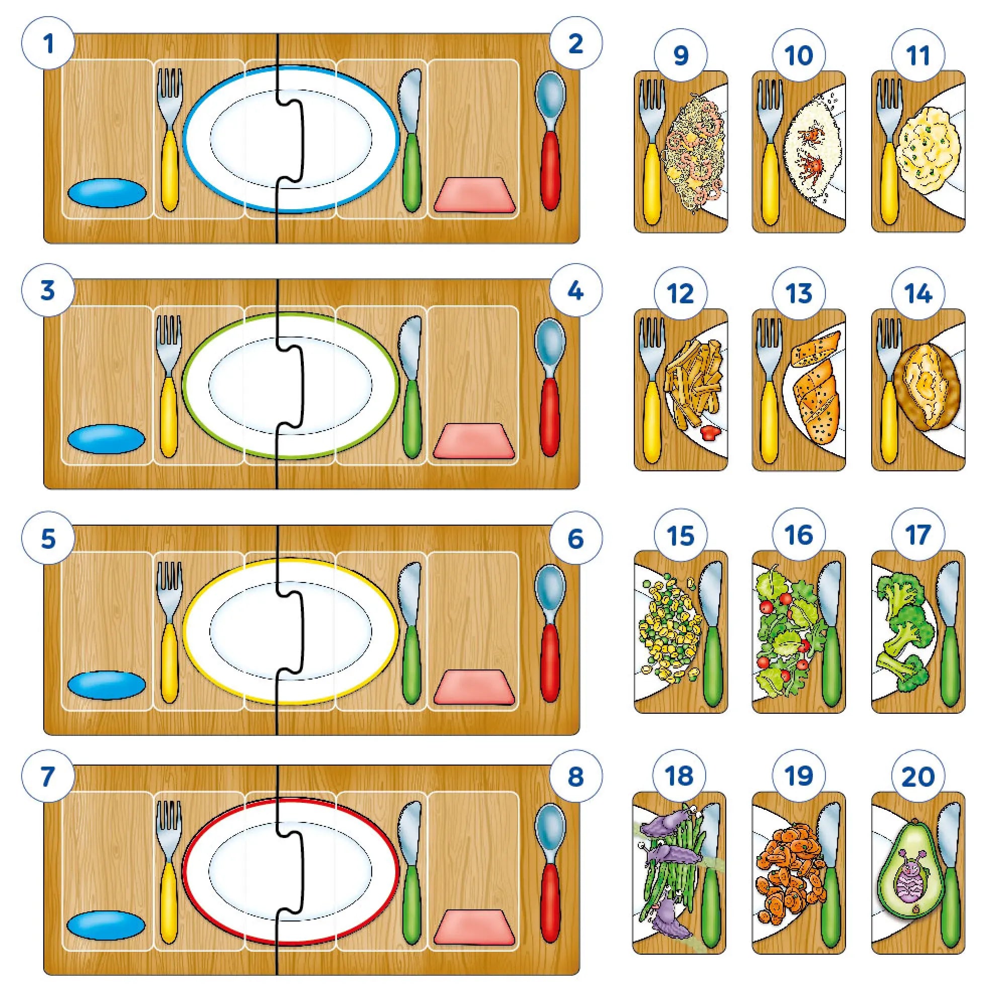 Orchard Toys Tummy Ache Game Misplaced Pieces (New Version) 73