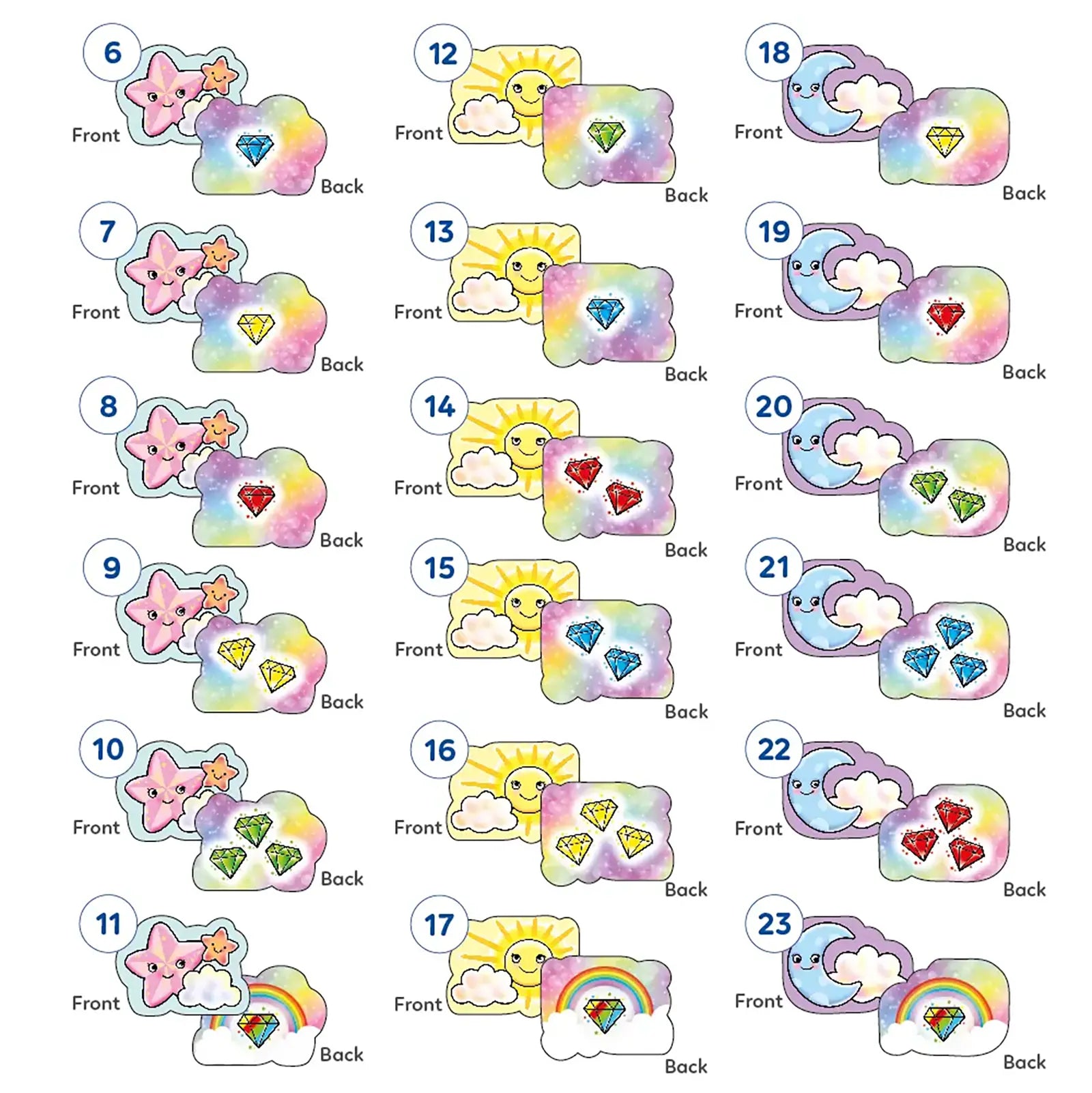 Orchard Toys Unicorn Jewels Mini Game Misplaced Pieces 1