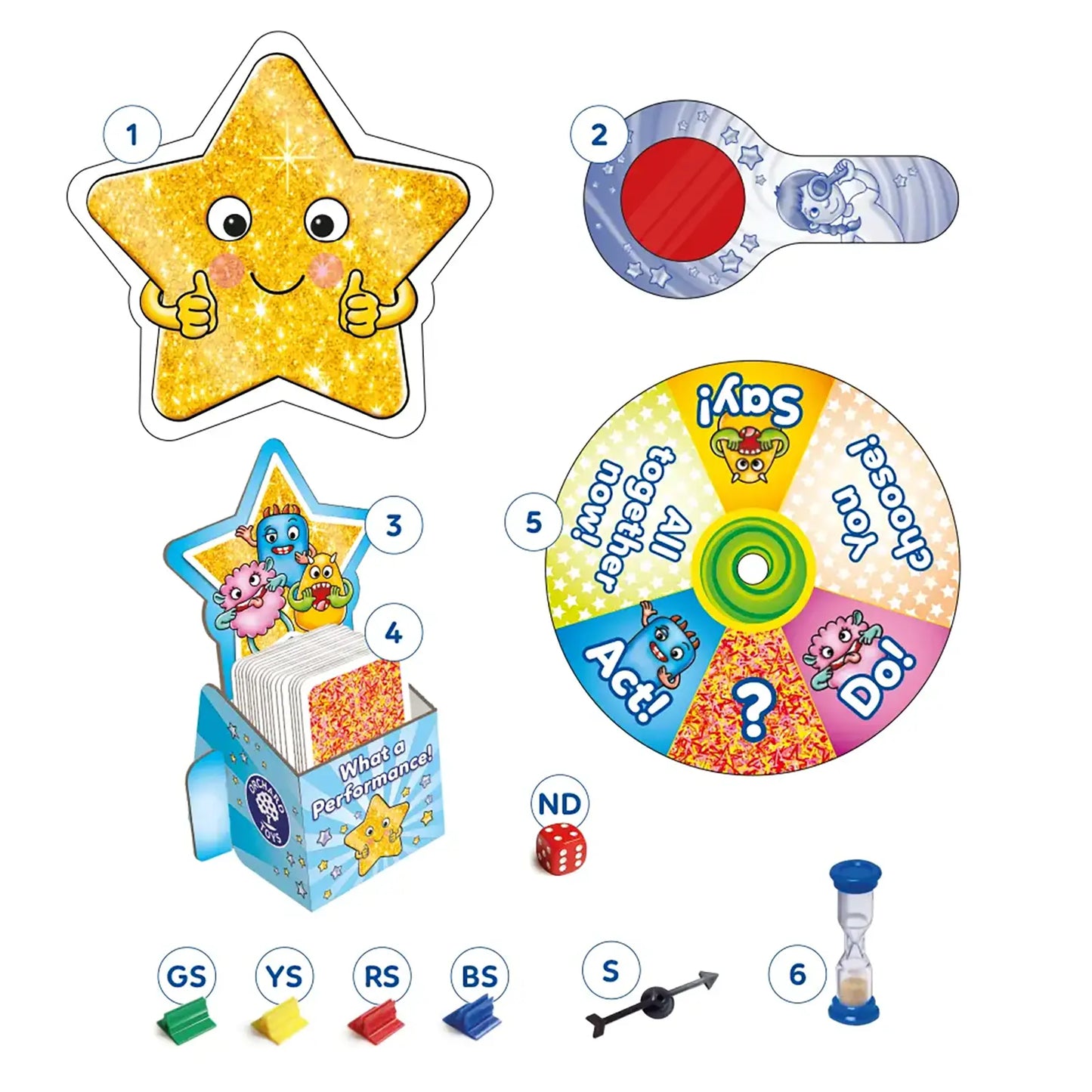 Orchard Toys What a Performance Board Game Misplaced Pieces 218