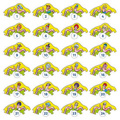 Orchard Toys Wiggly Words Game Misplaced Pieces 220
